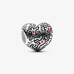 Pandora Keith Haringa x Pandora Line Art People Charm
